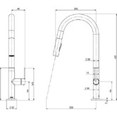 Phoenix Tapware Lexi MKII Pull-Out Kitchen Sink Mixer