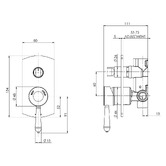 Phoenix Tapware Nostalgia Diverter Mixer