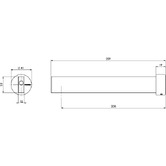 Phoenix Tapware Lexi MKII 200mm Basin Spout