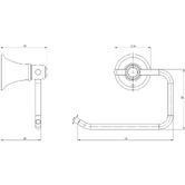 Phoenix Tapware Nostalgia Toilet Roll Holder