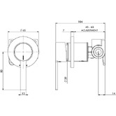 Phoenix Tapware Lexi MKII Shower Wall Mixer