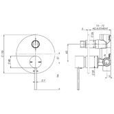 Phoenix Tapware Vivid Slimline Diverter Mixer