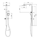 Phoenix Tapware NX Orli Twin Shower