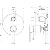 Phoenix Tapware Lexi MKII Diverter Mixer