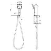 Phoenix Tapware NX Orli Hand-held Shower