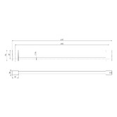 Phoenix Tapware Lexi MKII Single Bar Towel Rail
