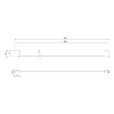 Phoenix Tapware Lexi MKII Single Bar Towel Rail