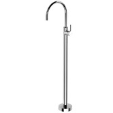 Phoenix Tapware Vivid Slimline Oval Floor Mounted Bath Mixer