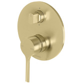 Phoenix Tapware Vivid Slimline Oval Wall Mounted Bath Mixer with Diverter