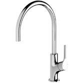 Phoenix Tapware Vivid Slimline Oval 220mm Gooseneck Sink Mixer