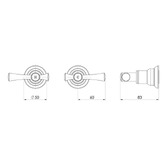 Phoenix Tapware Cromford Wall Top Assemblies