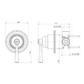 Phoenix Tapware Cromford SwitchMix Shower Wall Mixer