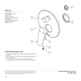 Phoenix Tapware Ivy MKII Shower/Bath Wall Mixer with Diverter Trim Kit Only