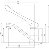 Phoenix Tapware Ivy MKII Extended Swivel Basin Mixer