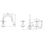 Phoenix Tapware Ivy Basin Tap Set
