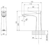 Phoenix Tapware Argo Basin Mixer