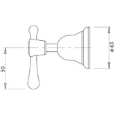 Phoenix Tapware Rhapsody Wall Top Assemblies