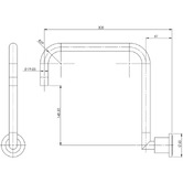 Phoenix Tapware Radii 300mm Sink Spout