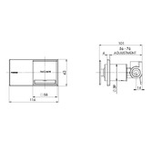 Phoenix Tapware Zimi Shower Wall Mixer (handles sold separately)