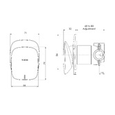 Phoenix Tapware Nuage Brass Shower Mixer