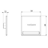 Phoenix Tapware Zimi Wall Mixer Handle