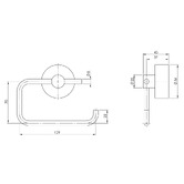 Phoenix Tapware Vivid Toilet Roll Holder
