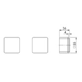 Phoenix Tapware Alia Wall Top Assemblies