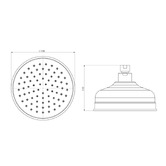 Phoenix Tapware Cromford 150mm Round Shower Head