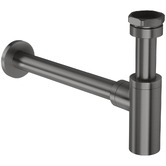 Phoenix Tapware Brushed Carbon Brass Bottle Trap
