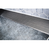 Phoenix Tapware Phoenix V 75mm Stainless Steel Linear Shower Grate Kit with with 65mm Outlet
