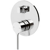 Phoenix Tapware Vivid Slimline Oval Shower/Bath Wall Mixer with Diverter Trim Kit Only