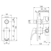 Phoenix Tapware Rush Shower Mixer Diverter