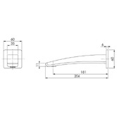 Phoenix Tapware Rush Basin Spout