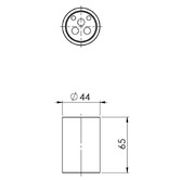 Phoenix Tapware Builders Wall Mixer 25mm Body Extension