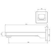 Phoenix Tapware Teva Bath Spout