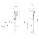 Phoenix Tapware Nuage Rail Shower