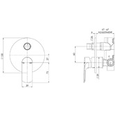 Phoenix Tapware Subi Shower Mixer Diverter