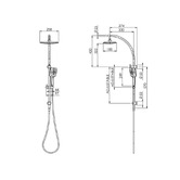 Phoenix Tapware Rush Twin Shower