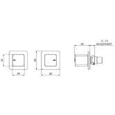 Phoenix Tapware Rush Wall Top Assemblies