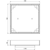 Phoenix Tapware Phoenix Stainless Steel Tile Insert Floor Waste with 90mm Outlet