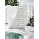 Phoenix Tapware Vivid Slimline SS 250mm Stainless Steel Shower Arm &amp; Head