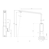 Phoenix Tapware Enviro316 Stainless Steel Kitchen Sink Mixer