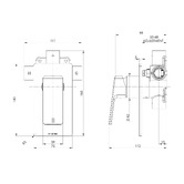 Phoenix Tapware Enviro316 Shower/Bath Wall Mixer