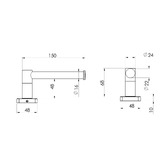 Phoenix Tapware Enviro316 Stainless Steel Toilet Roll Holder
