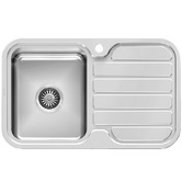 Phoenix Tapware 1000 Series Single Topmount Kitchen Sink with Drainer