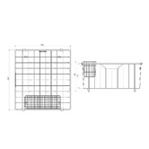 Phoenix Tapware Series 330mm Stainless Steel Drainer Basket