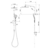 Phoenix Tapware Ormond Twin Shower