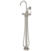 Phoenix Tapware Cromford Floor Mounted Bath Mixer with Hand-Held Shower