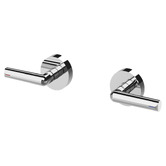 Phoenix Tapware Vivid Slimline Plus Wall Top Assembly with Extended Spindles