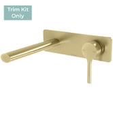 Phoenix Tapware Vivid Slimline Oval Bath/Basin Wall Mixer Set Trim Kit Only
